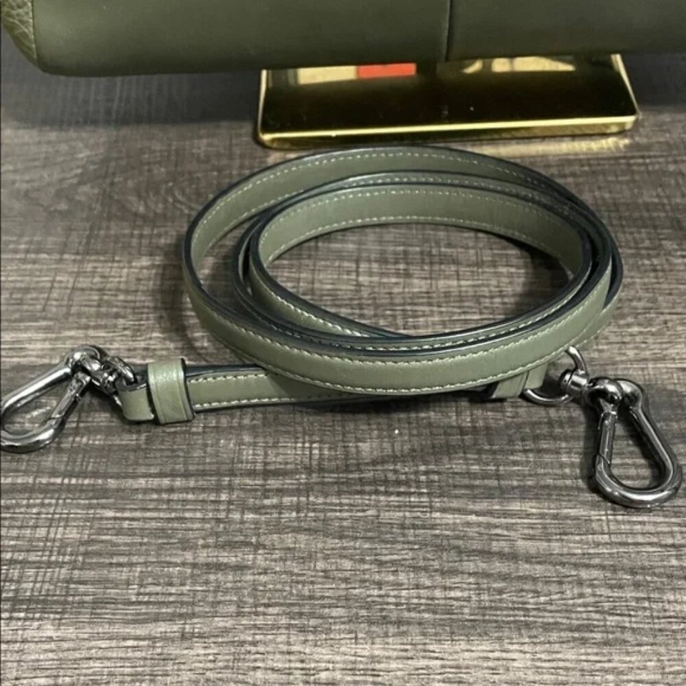 PRAIRIE SATCHEL (COACH F56818) Sage Green/DARK GUNMETAL EUC - Picture 10 of 16